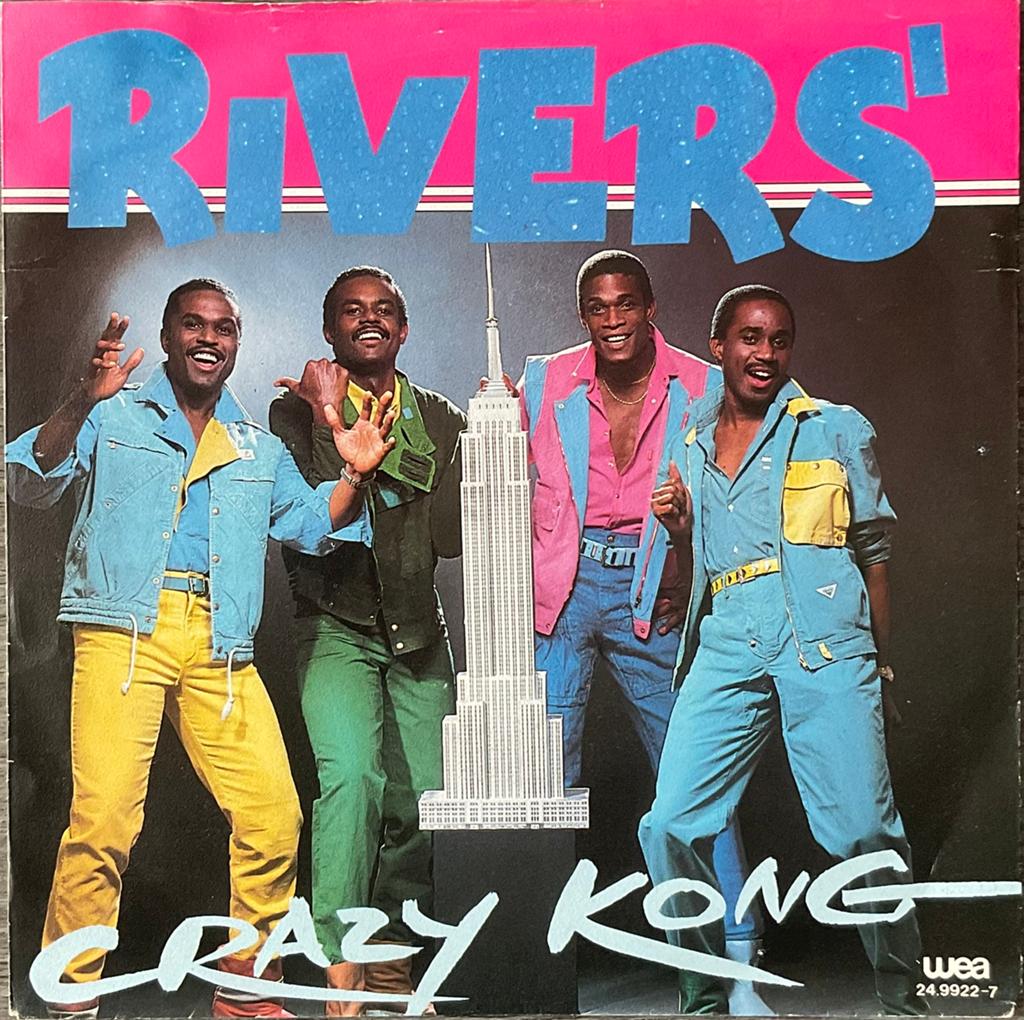 Rivers - Crazy Kong (NL’82) plaat redelijk/Hoes heel mooi, Verzenden