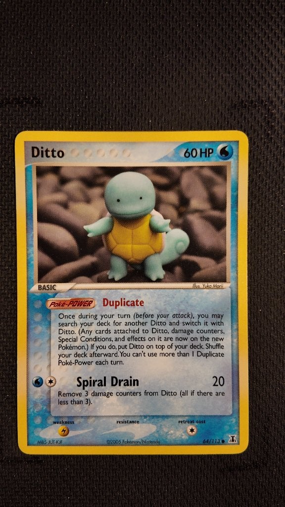 Ditto 1 64 Delta Species | Pokemon kaart, Ophalen, Zo goed als nieuw, Losse kaart