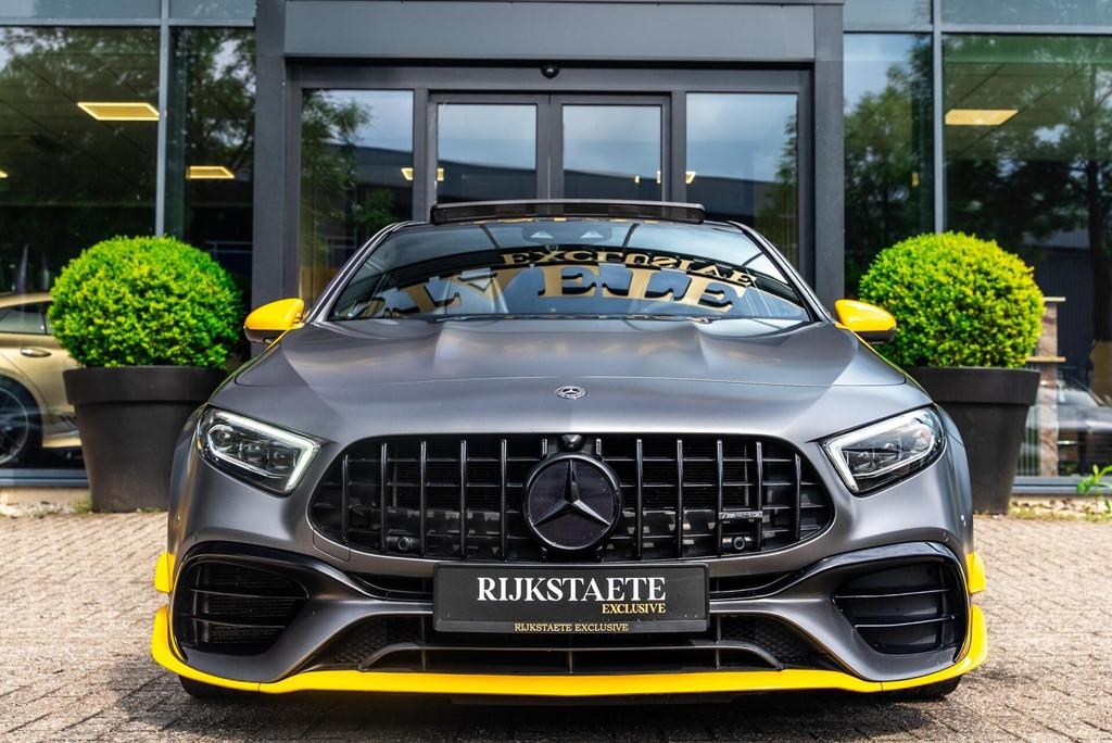 Mercedes A-klasse AMG A45 S 4MATIC+ Edition 1|PANO|BURMESTER, Auto's, Mercedes-Benz, Automaat, Gebruikt, 4 cilinders, 1535 kg