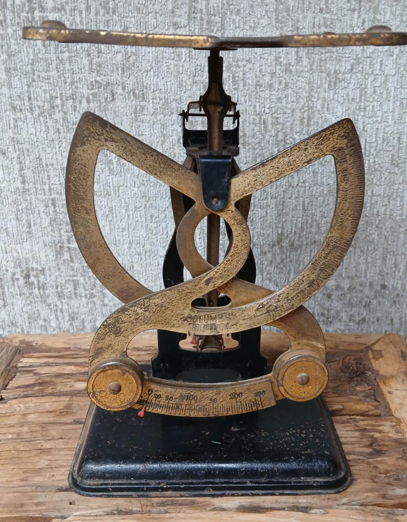 Brievenweegschaal Columbus Bilateral van ijzer en messing, Ophalen of Verzenden