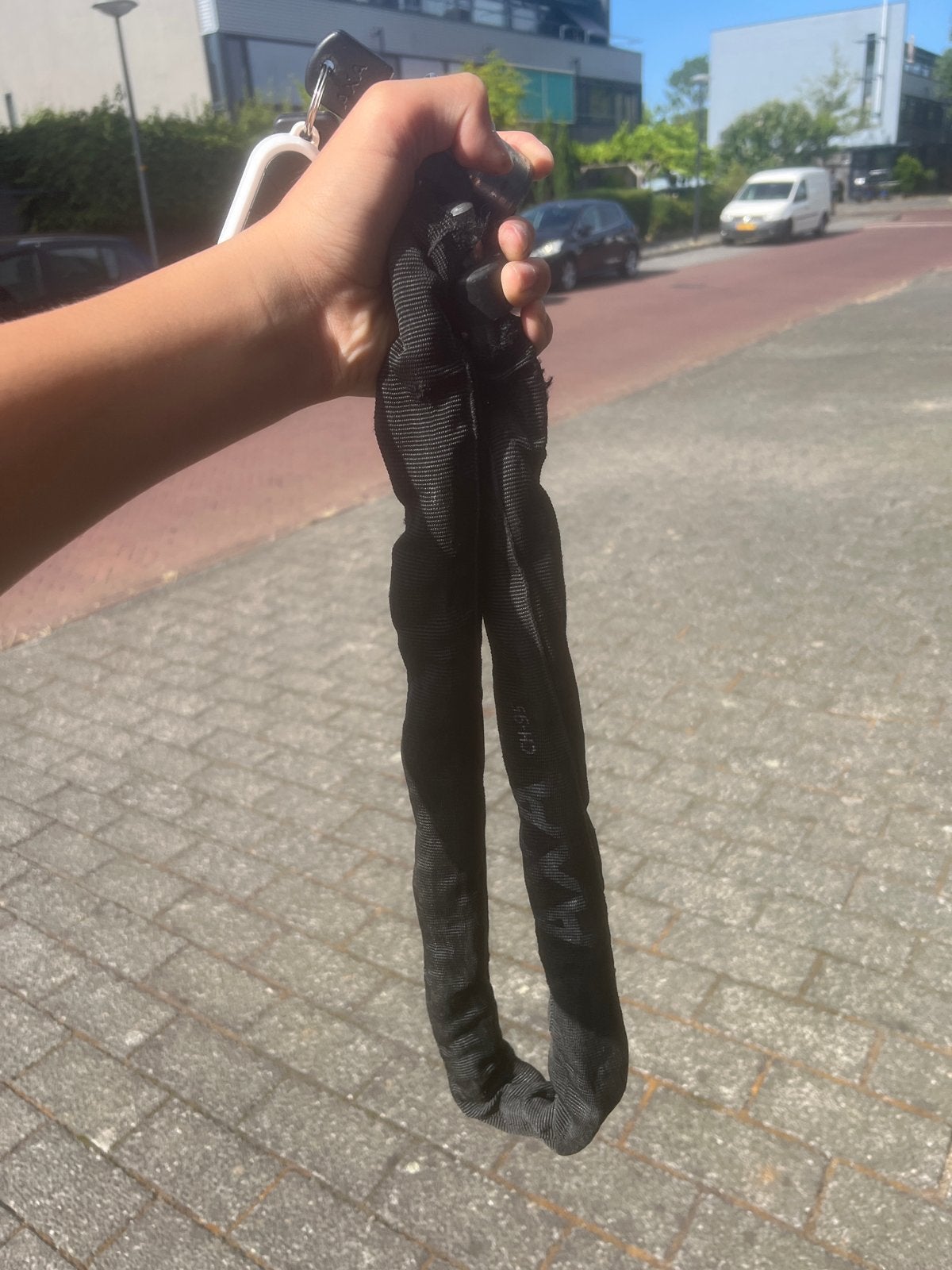 AXA Art 3 Kettingslot voor fiets, Ophalen of Verzenden, Gebruikt, Kettingslot