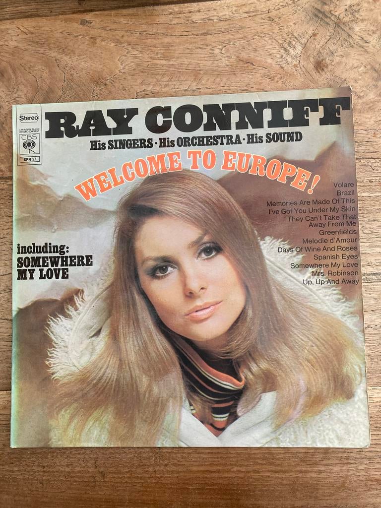 LP - Ray Conniff & The Singers - Welcome to Europe!, Gebruikt, Ophalen of Verzenden, 12 inch, 1960 - 1969