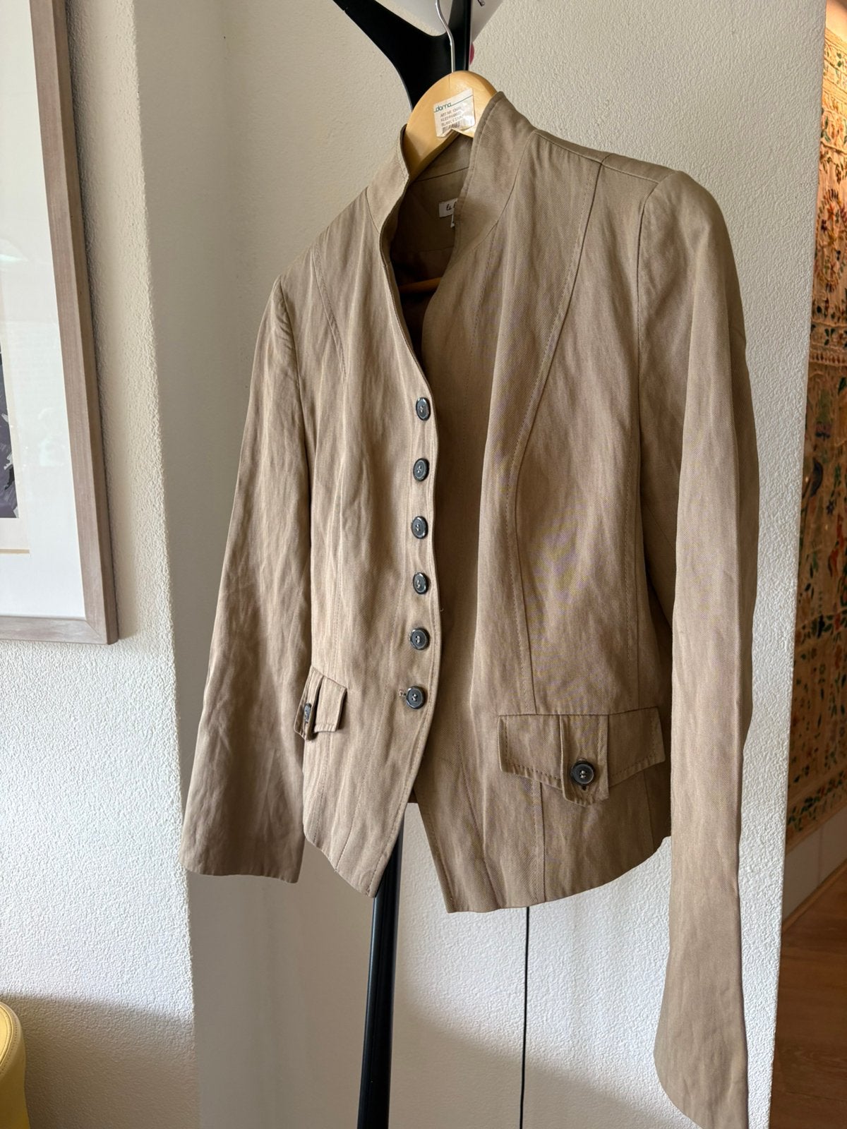 Mooi zomerjasje La Ligna, gevoerd, beige 38/40, Ophalen of Verzenden, Zo goed als nieuw, Maat 38/40 (M), Beige
