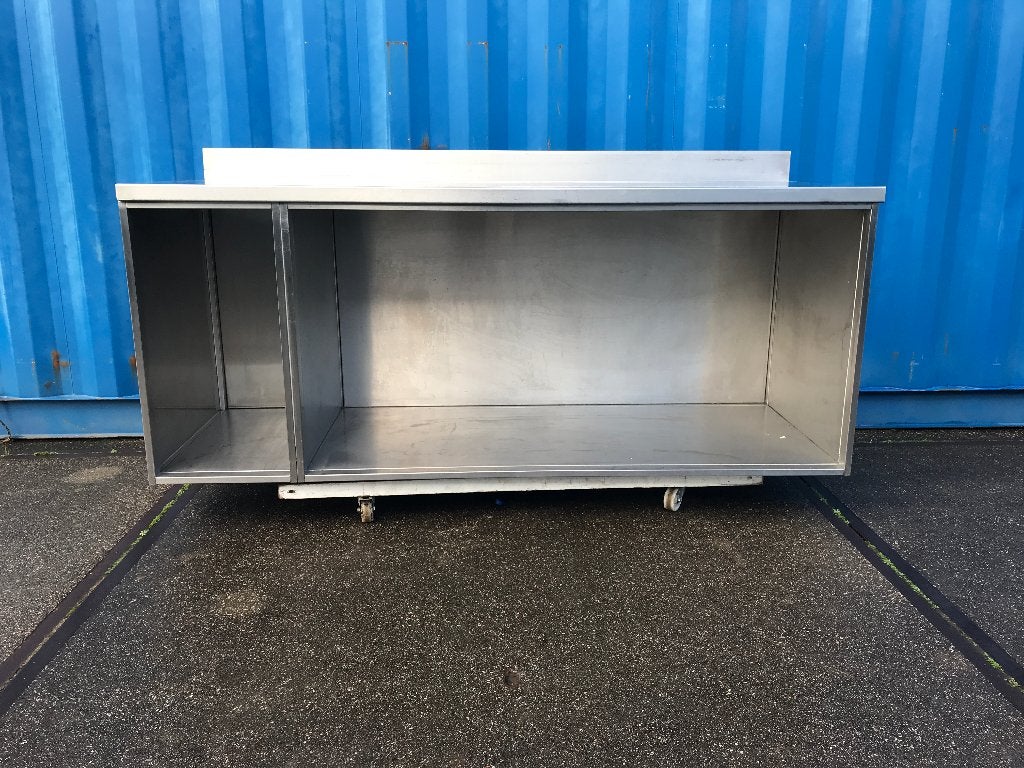 RVS buitenkeuken meubel met optie voor BBQ EGG gat, Ophalen, Zo goed als nieuw, Gas