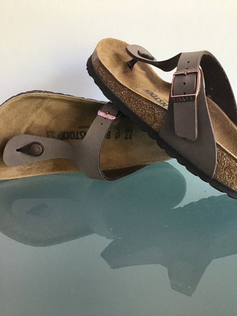 Birkenstock Gizeh 37 | bruin | Nieuw | Gratis verzenden, Kleding | Dames, Schoenen, Slippers, Bruin, Verzenden, Nieuw