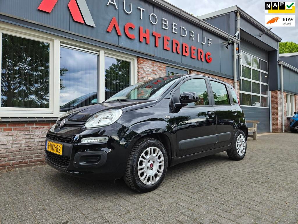 Fiat Panda 0.9 TwinAir Edizione Cool Airco! NAP! Leuke/Nette, Auto's, Voorwielaandrijving, Gebruikt, Panda, Zwart