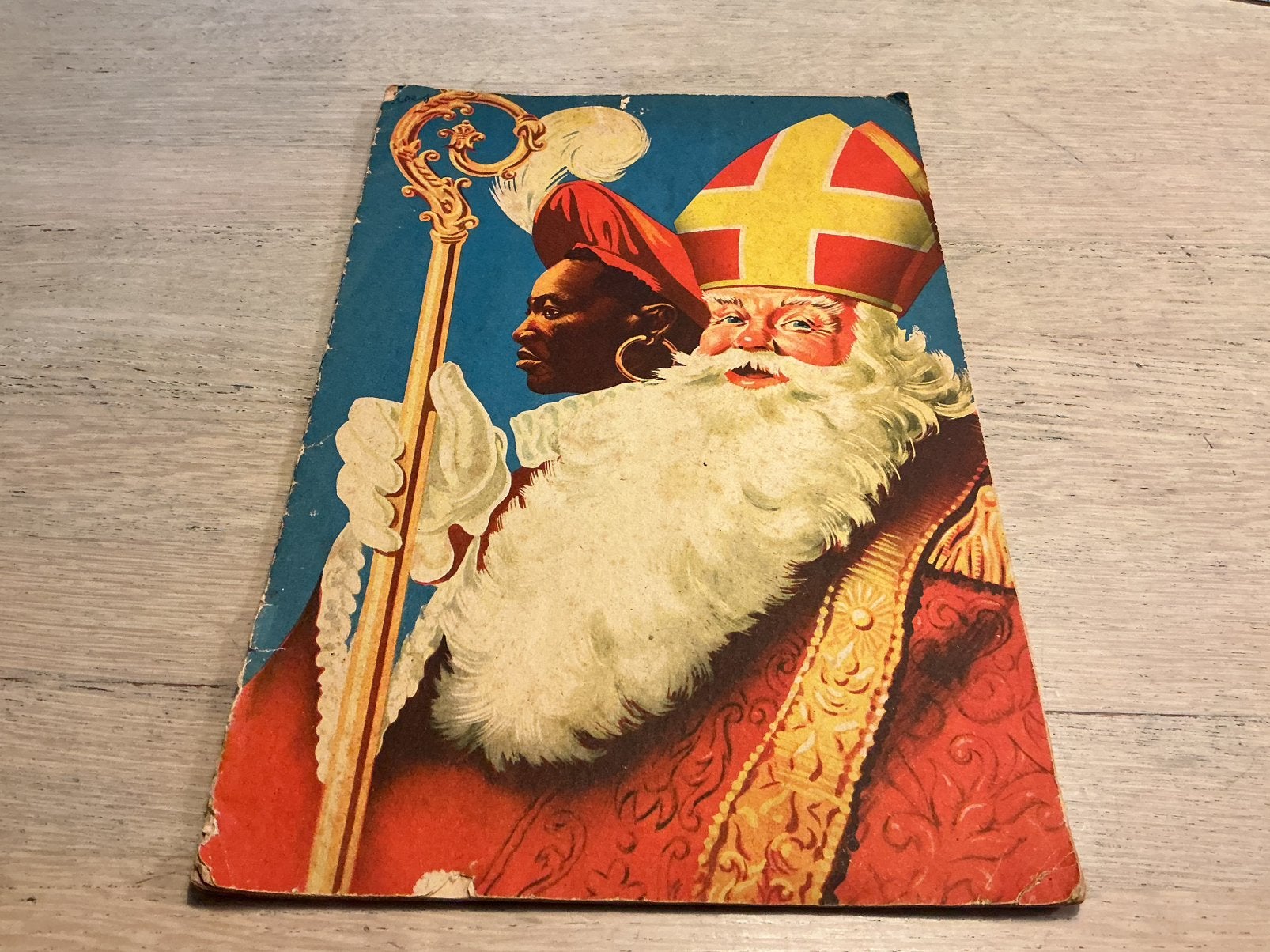 Oud Sinterklaas boek, Sinterklaas en Piet,, Diversen, Ophalen of Verzenden, Zo goed als nieuw