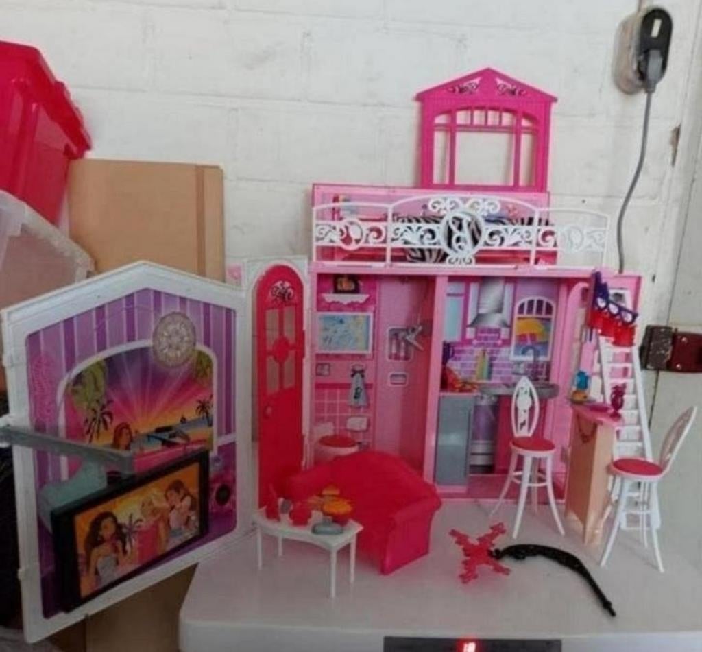 Barbie Meeneemhuis, Ophalen, Toebehoren