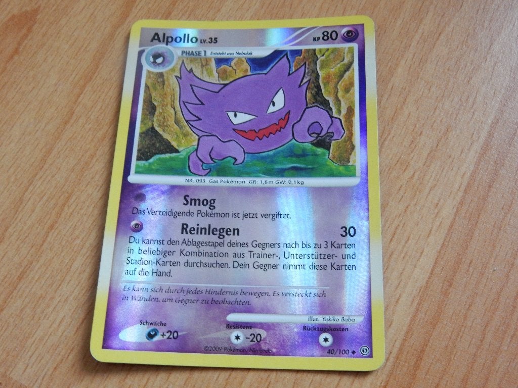 Haunter (Duitse) Reverse kaart: Diamond & Pearl - Stormfront, Ophalen of Verzenden, Zo goed als nieuw, Losse kaart