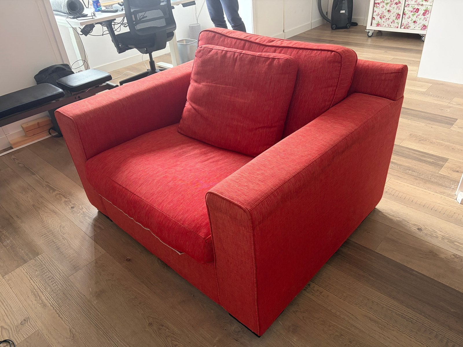 Comfortabele loveseat, Ophalen, Gebruikt, 75 tot 100 cm, 100 tot 125 cm