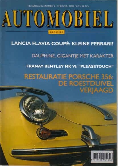 Automobiel 2 1992 : Porsche 356 - Lancia Flavia - Renault, Ophalen of Verzenden, Gelezen, Algemeen