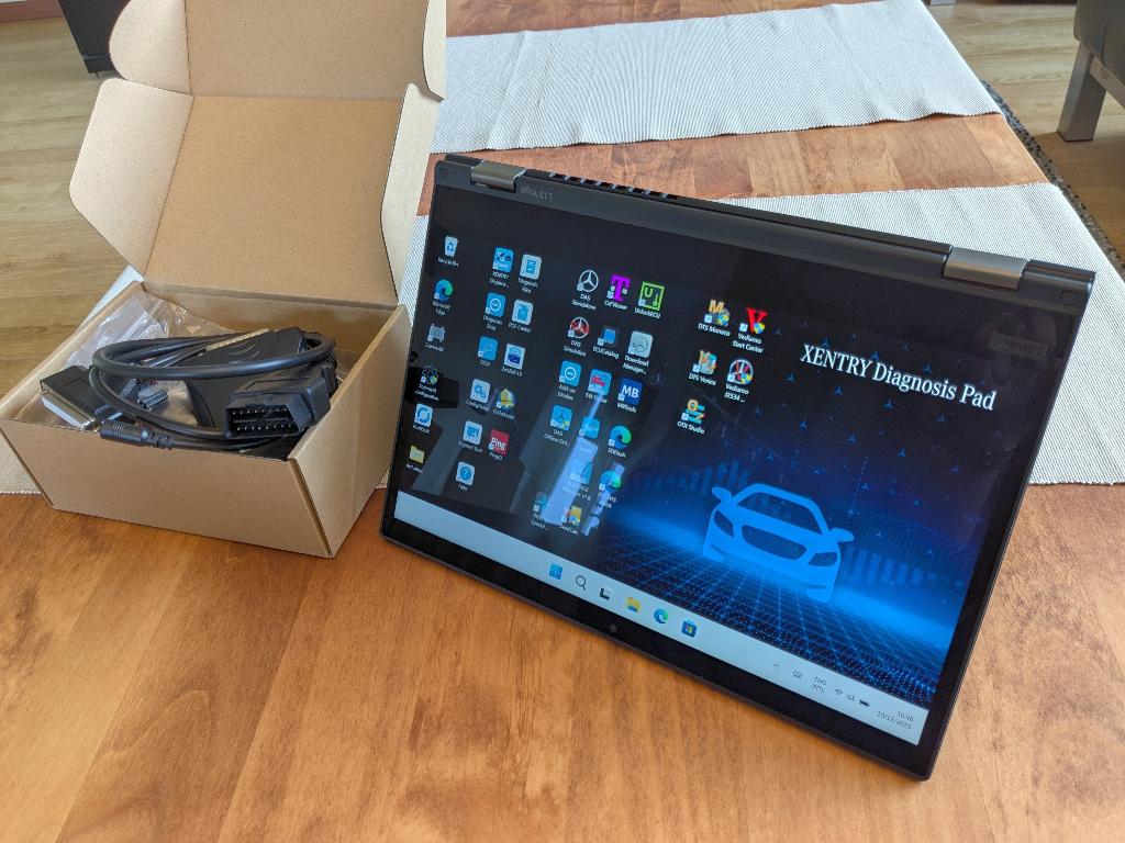 Mercedes Xentry diagnoselaptop/tablet, Ophalen of Verzenden, Zo goed als nieuw