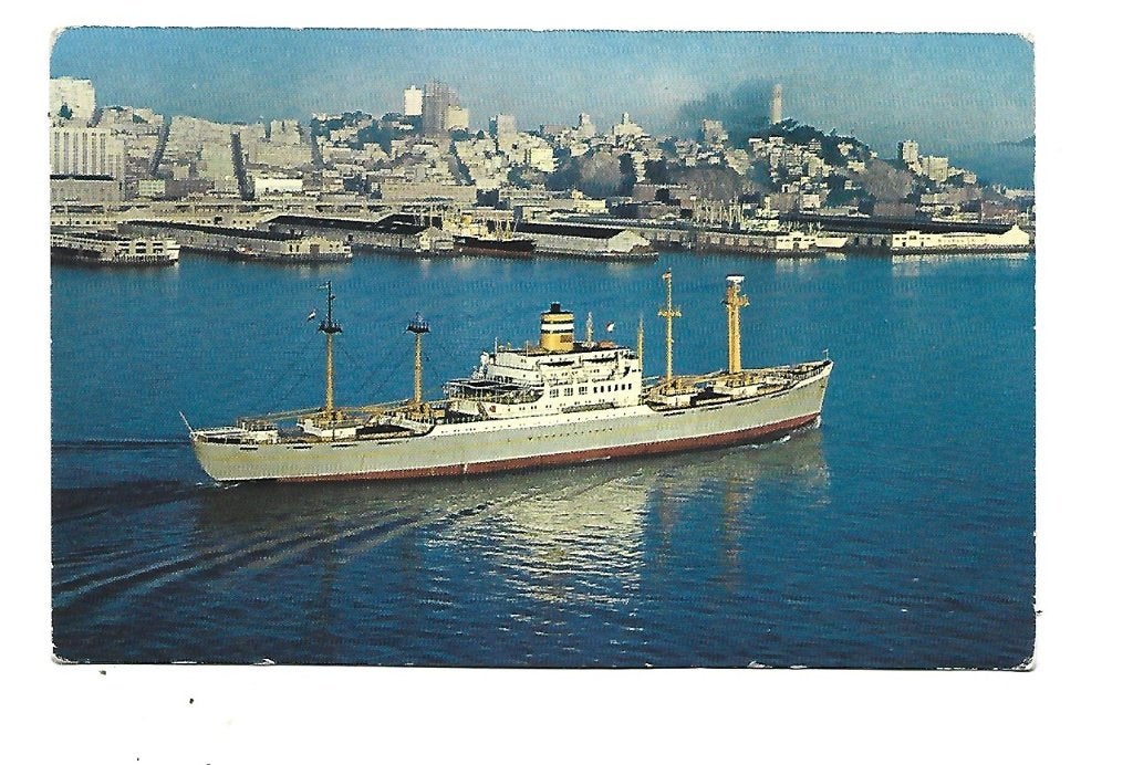 "Dinteldyk " - Holland -America Line, Verzamelen, Verzenden, 1960 tot 1980, Ongelopen, Overige thema's