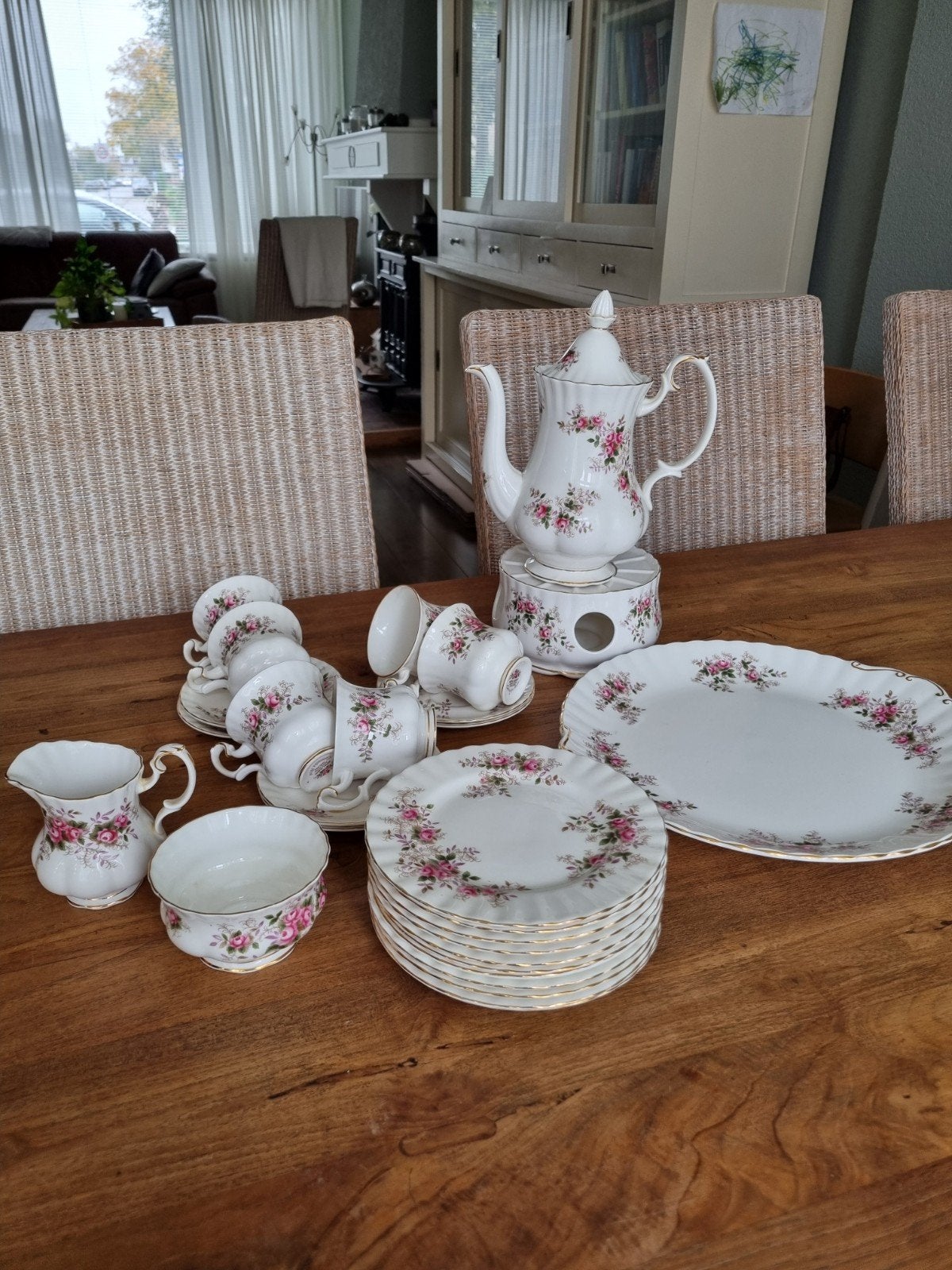 Royal Albert Servies Lavender Rose, Ophalen