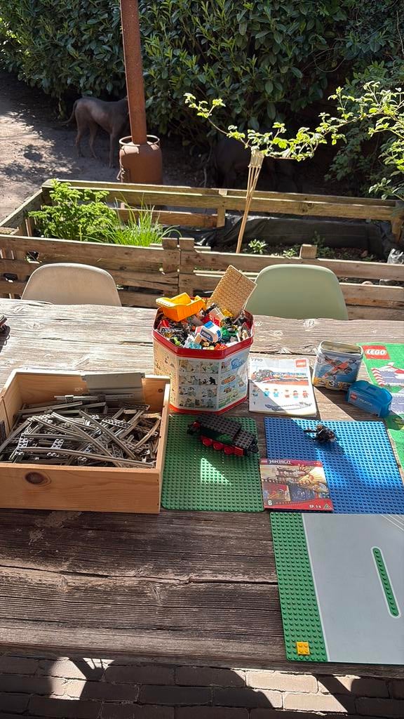 Lego (allerlei, trein en speelmat), Ophalen, Gebruikt