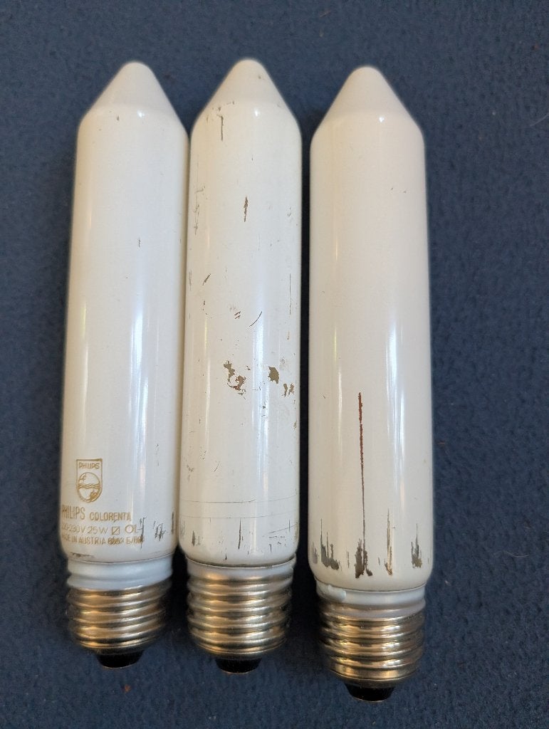 Philips colorenta 25 wat, Ophalen of Verzenden, Zo goed als nieuw, E27 (groot), Gloeilamp