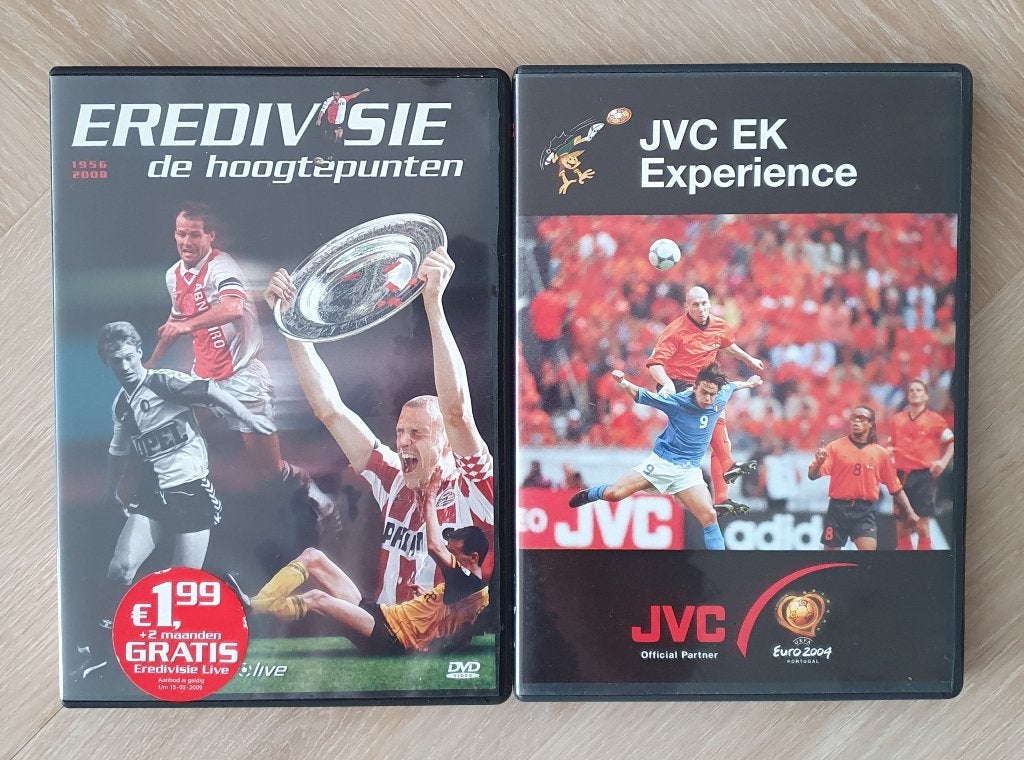 Voetbal DVD Set - Eredivisie Hoogtepunten, Alle leeftijden, Ophalen of Verzenden, Gebruikt, Voetbal
