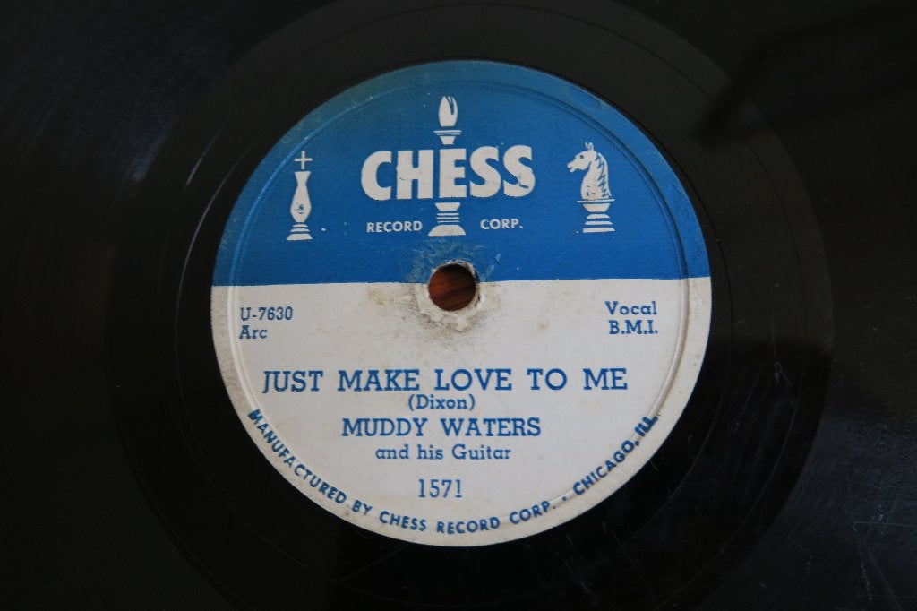 Muddy Waters Just Make Love To Me 78rpm 78 toeren fifties, Cd's en Dvd's, Vinyl | Jazz en Blues, Gebruikt, 10 inch, Ophalen of Verzenden