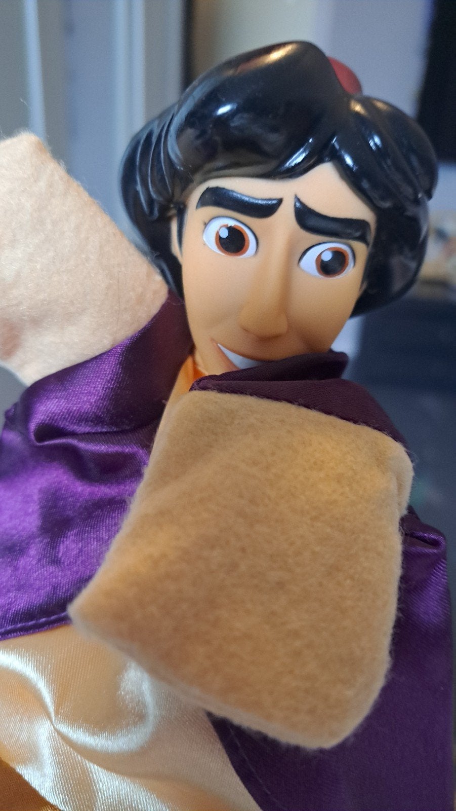 Aladdin handpoppen set met accessoires, Ophalen of Verzenden, Gebruikt, Overige typen