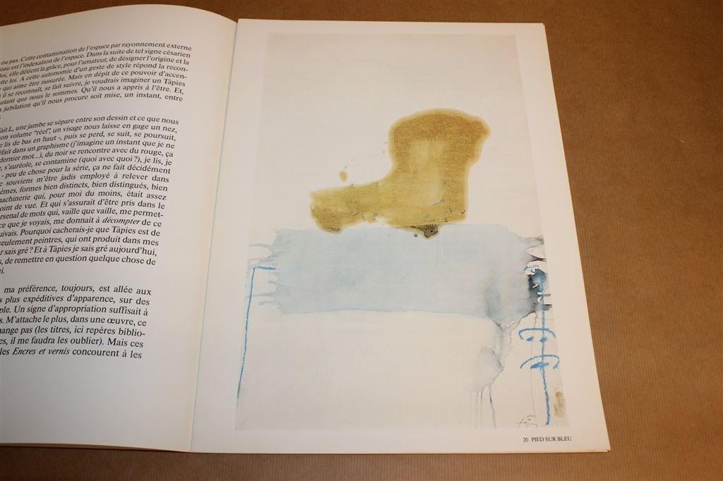 Kunstuitgave Derrière Le Miroir. Tapies. Zeldzaam. 1982., Ophalen of Verzenden, Gelezen