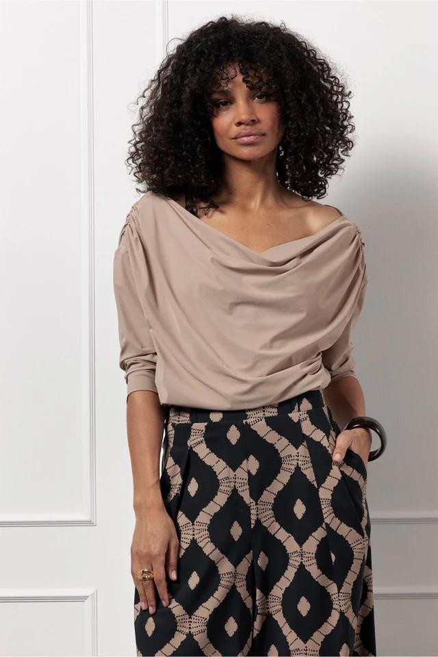 Studio Anneloes top Fleur latte maat M, Maat 38/40 (M), Studio Anneloes, Verzenden, Beige