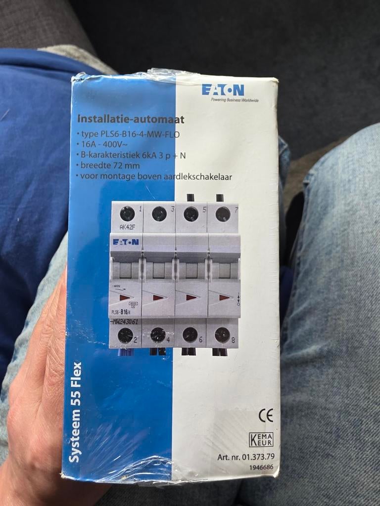 Eaton installatie-automaat PLS6-B16-4-MW-FLD, Ophalen of Verzenden