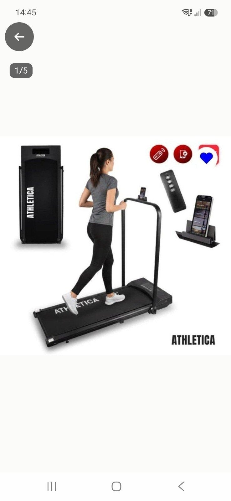 Athletica loopband, Ophalen, Loopband
