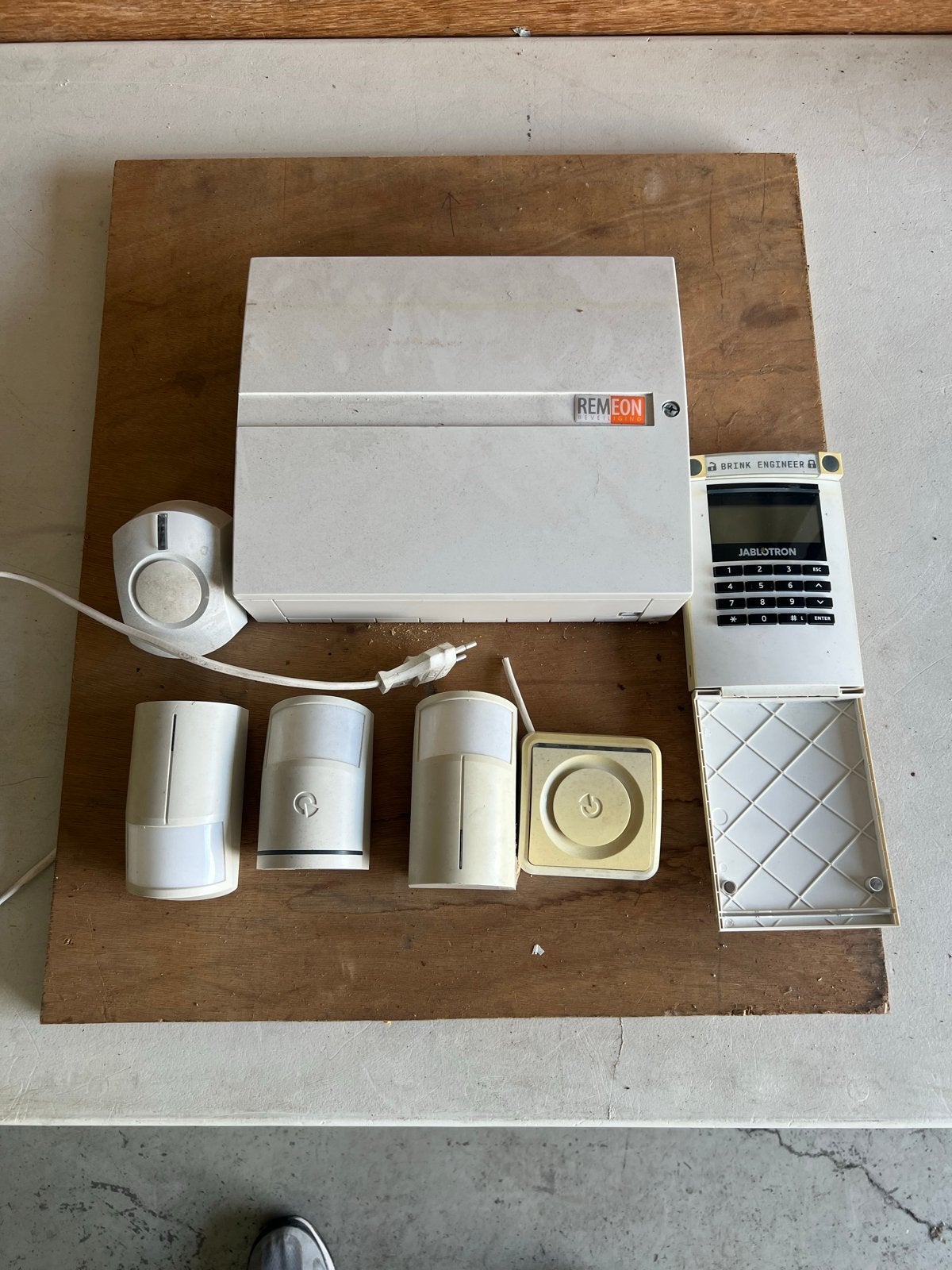 RemEon Jablotron Alarmsysteem met Detectoren, Ophalen of Verzenden, Gebruikt, Compleet systeem, Beweging