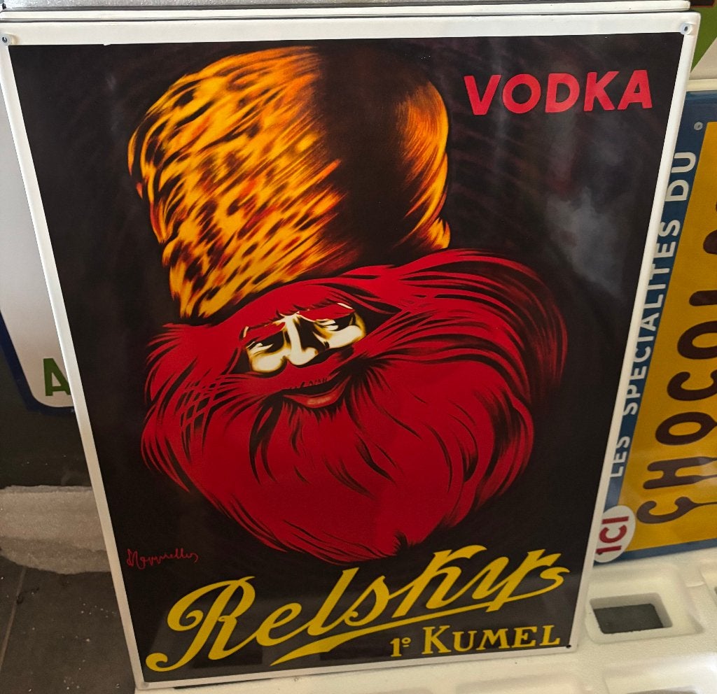 emaille reclamebord vodka, Ophalen of Verzenden, Nieuw, Reclamebord