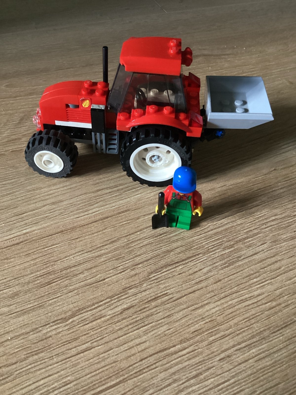 LEGO City Tractor 7634 met minifiguur en instructieboekje, Ophalen of Verzenden, Gebruikt, Overige merken