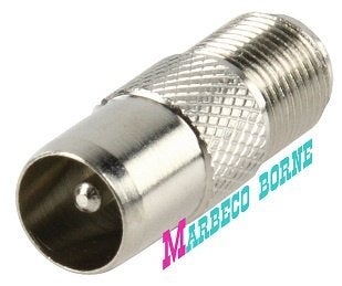 F-Connector, Antenne Connector Kit Zilver, 3-delige set, Telecommunicatie, Antennes en Masten, Ophalen, Bandridge, Nieuw, Marbeco