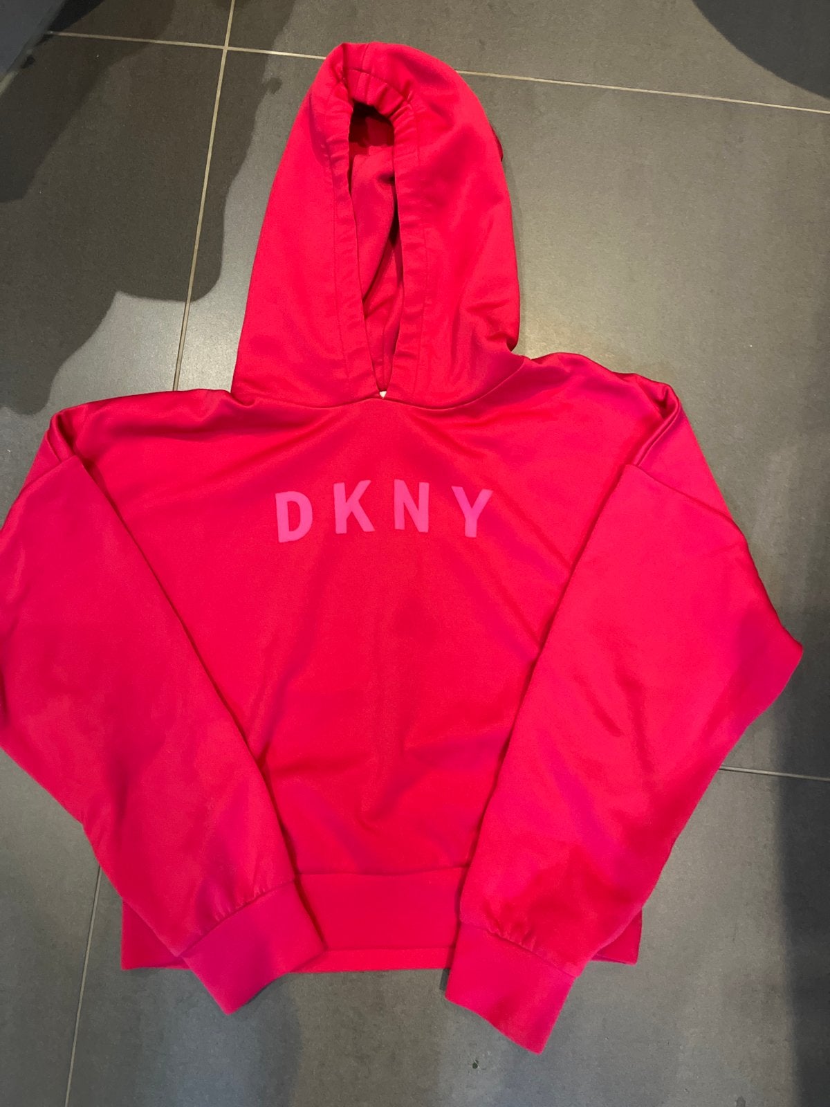 DKNY roze hoodie maat 16  M, Ophalen, Zo goed als nieuw, Maat 34 (XS) of kleiner, Roze