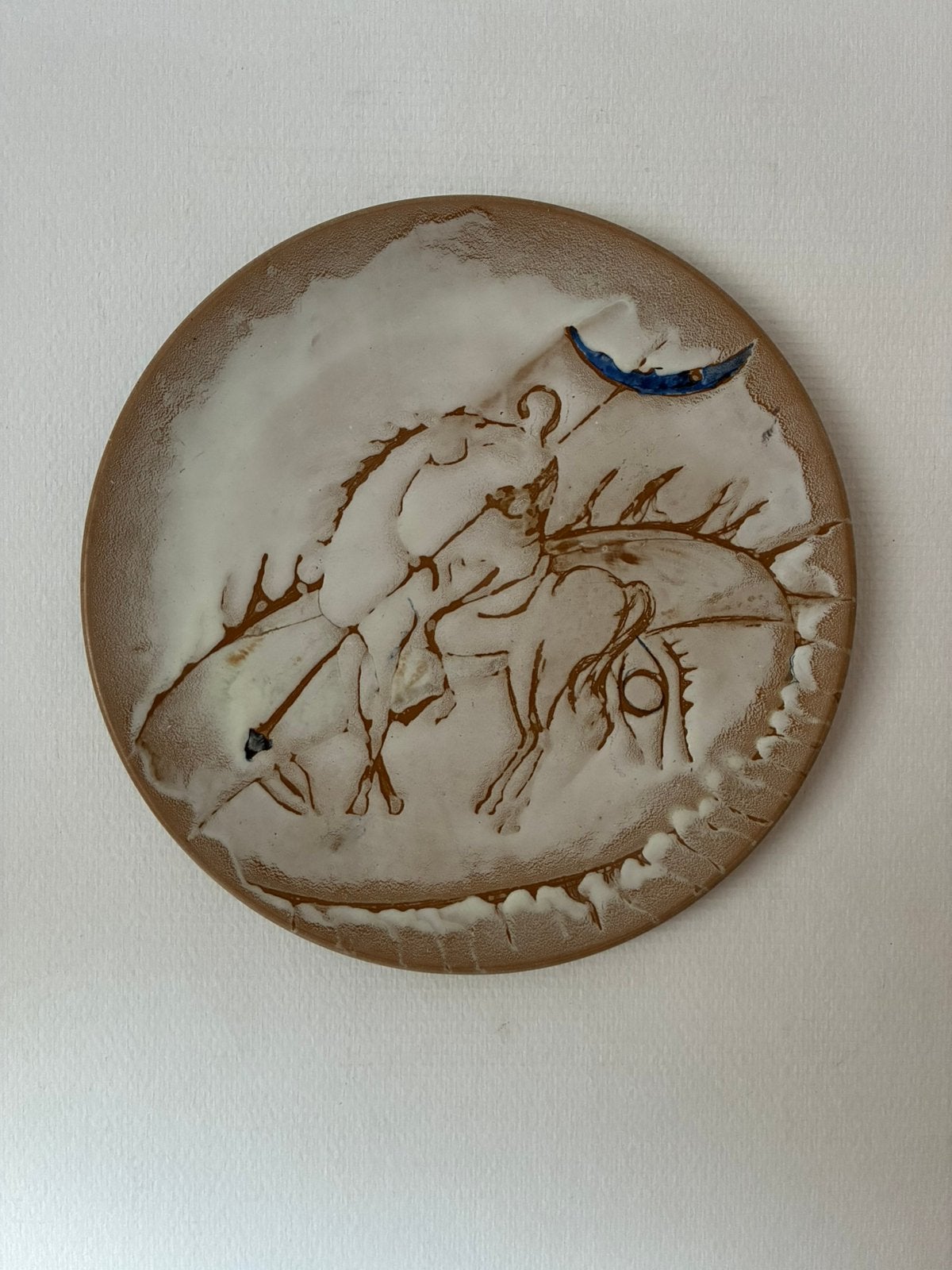 GIGA -Giorgio Robustelli bij Fornaci Ibis Cunardo Italy 1974, Antiek en Kunst, Antiek | Wandborden en Tegels, Ophalen