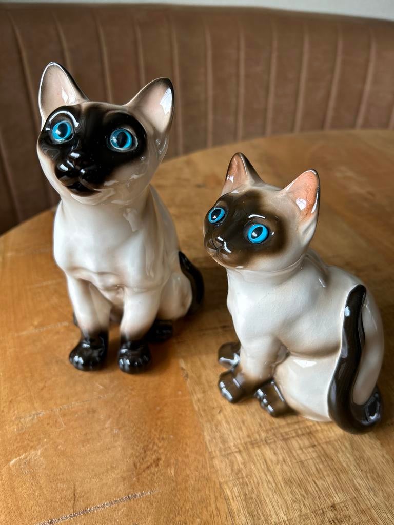 Vaga international beeldjes siamese katten, Ophalen of Verzenden, Zo goed als nieuw, Dier