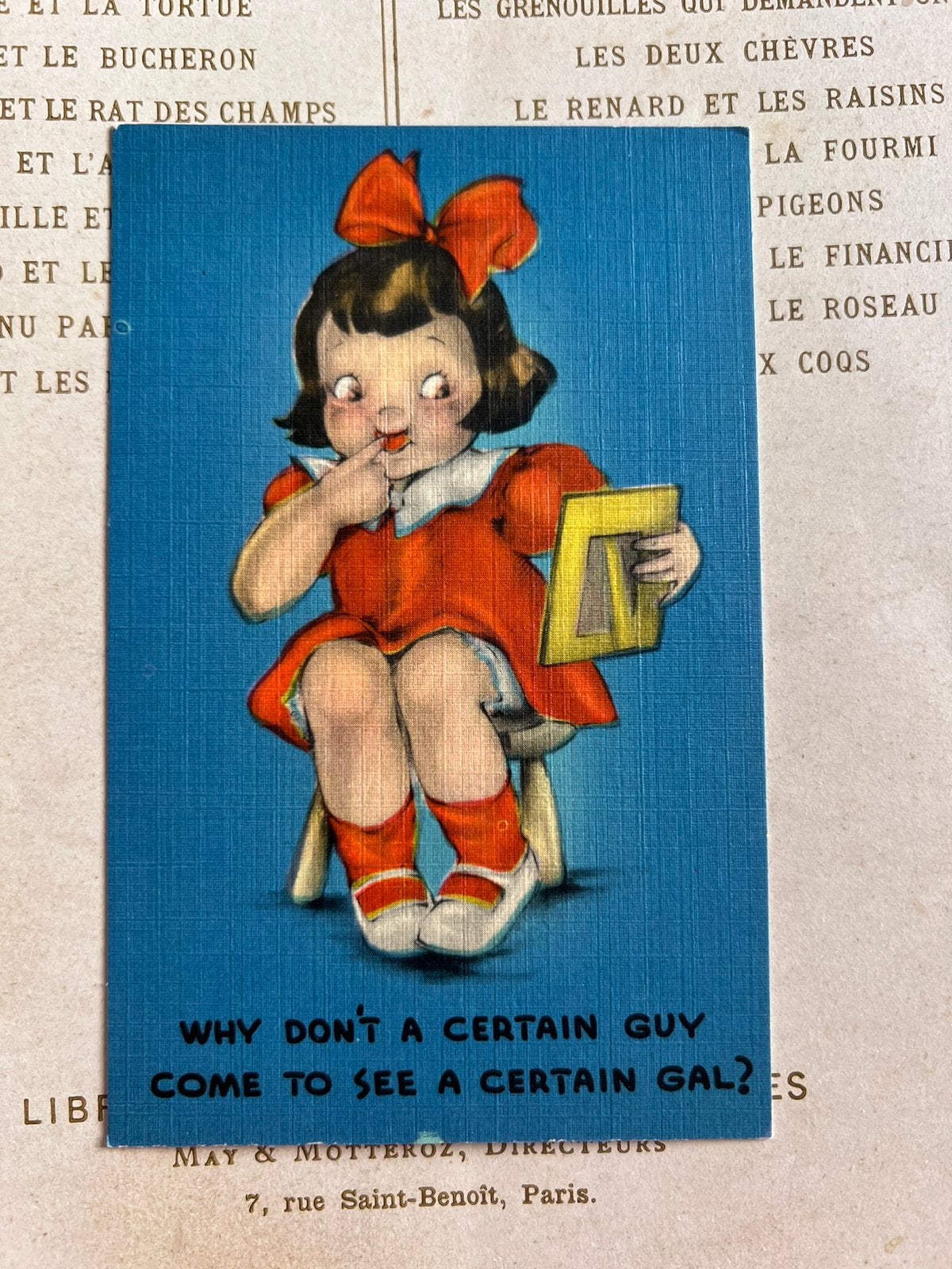 Why din’t a certain guy come to see a certain gal? (HE), Ophalen of Verzenden, 1940 tot 1960, Ongelopen, Kinderen