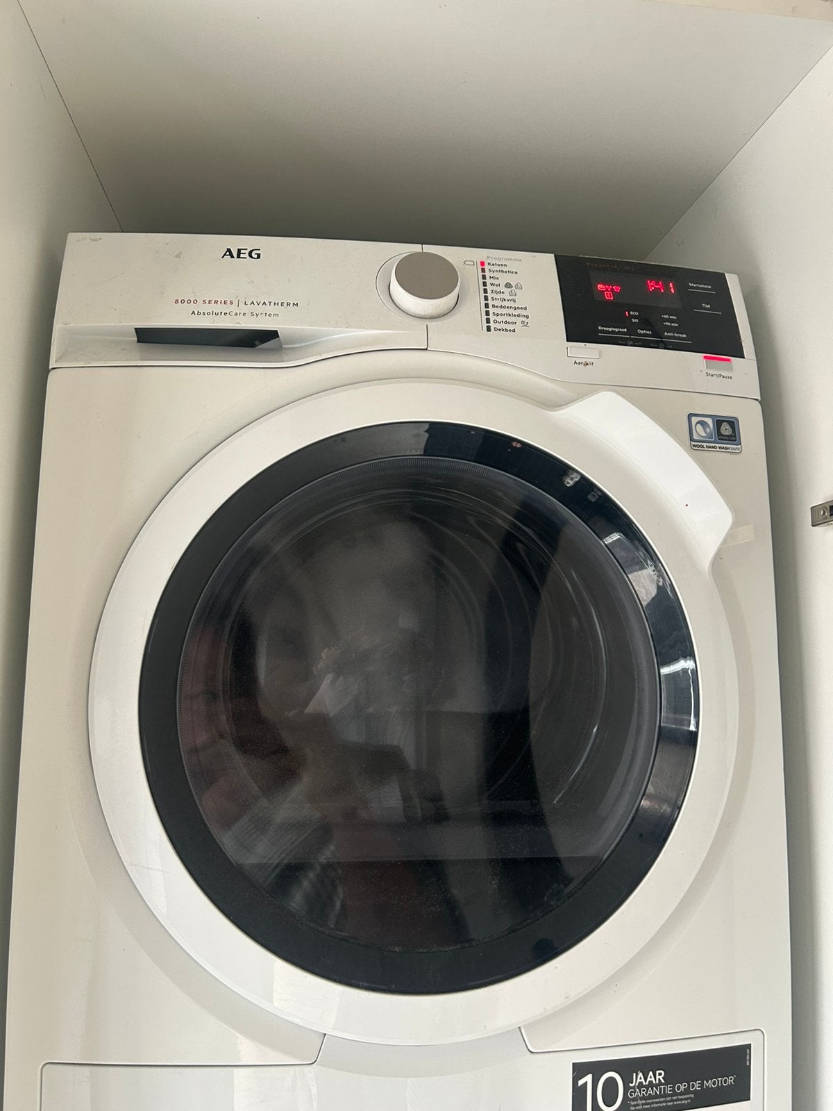 Aeg wasdroger lavatherm 8000, Witgoed en Apparatuur, Ophalen, Zo goed als nieuw, Condens, 85 tot 90 cm