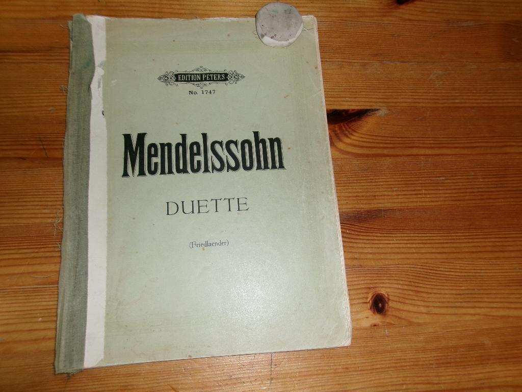 Mendelssohn - duette, Zang, Gebruikt, Klassiek, Ophalen of Verzenden