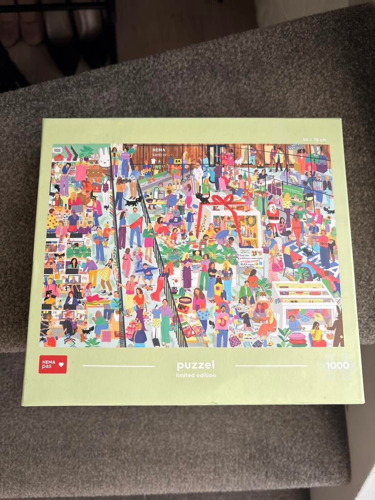 Hema limited edition puzzel 1000 stukjes, Hobby en Vrije tijd, Denksport en Puzzels, Ophalen of Verzenden, 500 t/m 1500 stukjes