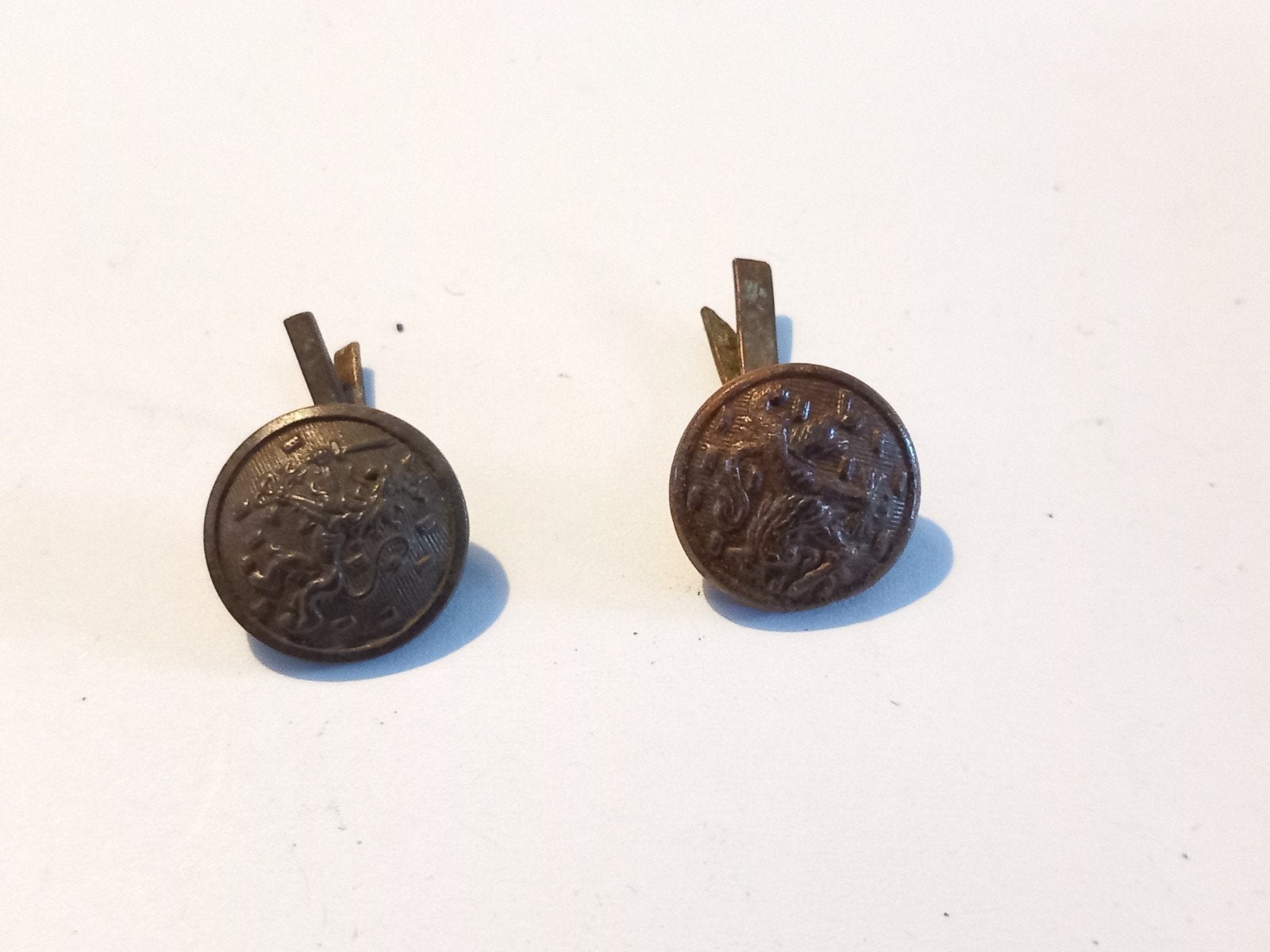 Kepie knopen stormband Nederlands leger voor 1940, Verzamelen, ., Ophalen of Verzenden, ., Nederland