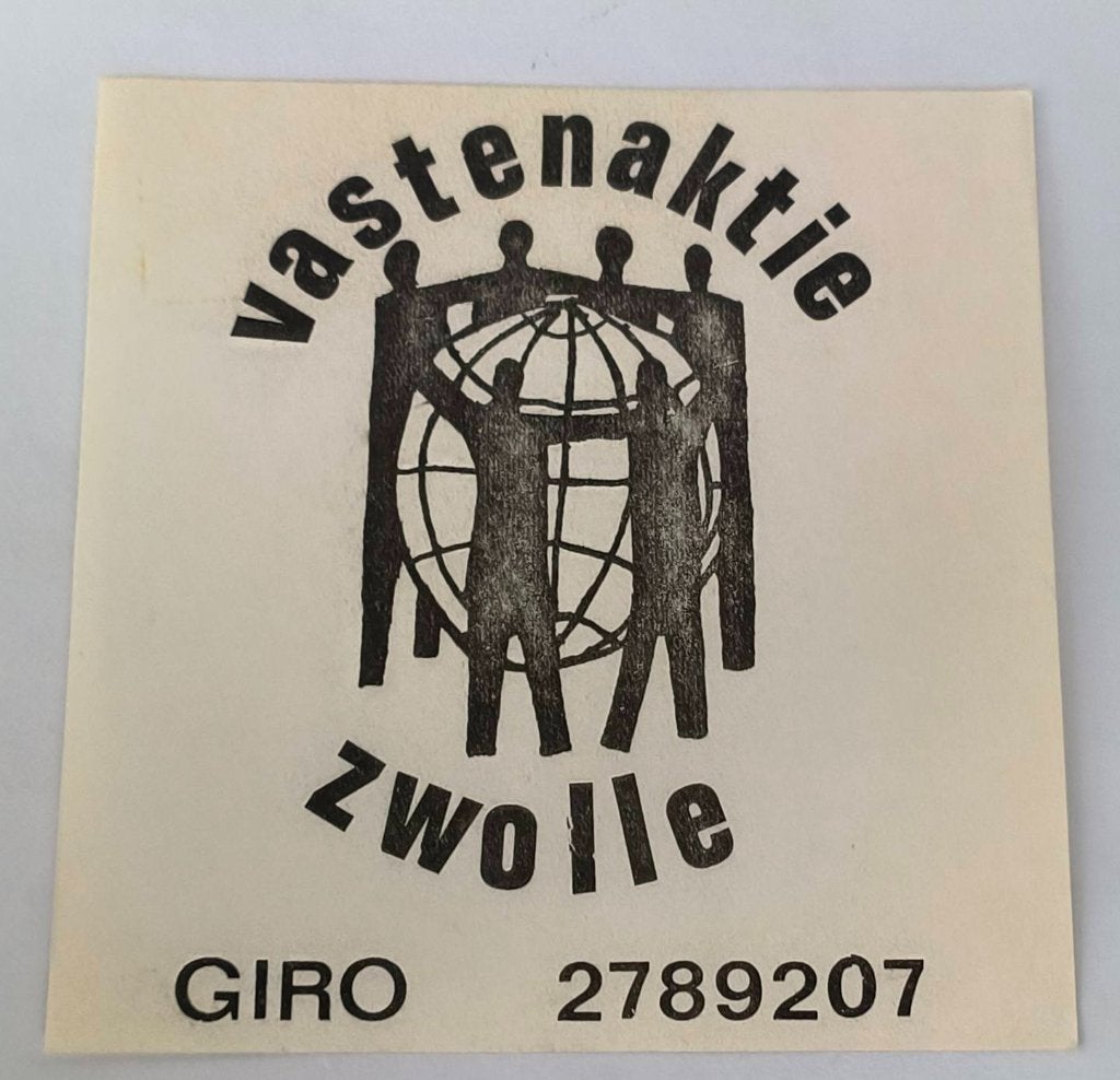 Sticker Vastenaktie Zwolle, Ophalen of Verzenden, Zo goed als nieuw, Overige typen