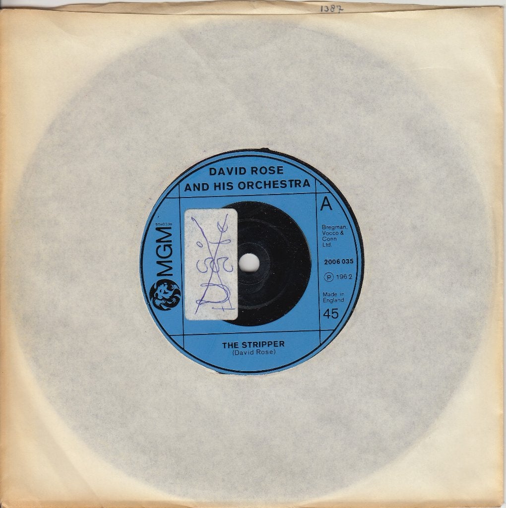David Rose and his Orchestra **The Stripper**, Gebruikt, 7 inch, Ophalen of Verzenden, Pop