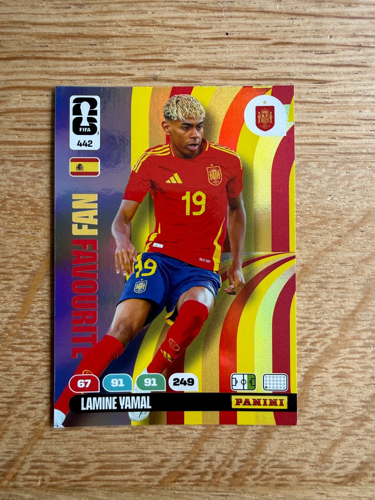 Lamine Yamal en Christiano Ronaldo Panini wk plaatjes., Ophalen of Verzenden, Nieuw, Poster, Plaatje of Sticker