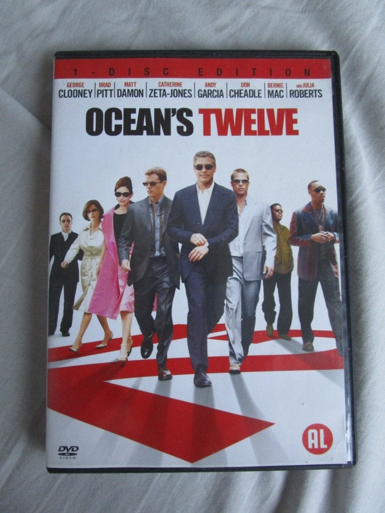 DVD - Ocean's Twelve, Cd's en Dvd's, Dvd's | Actie, Zo goed als nieuw, Actie, Alle leeftijden, Ophalen of Verzenden