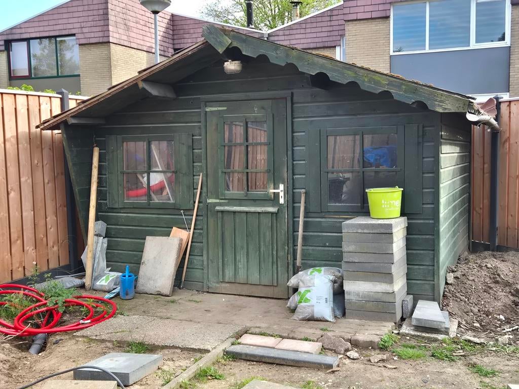 Schuur (opknapper) zelf demonteren en ophalen, Ophalen, 250 tot 500 cm, Schuur, 2 ramen