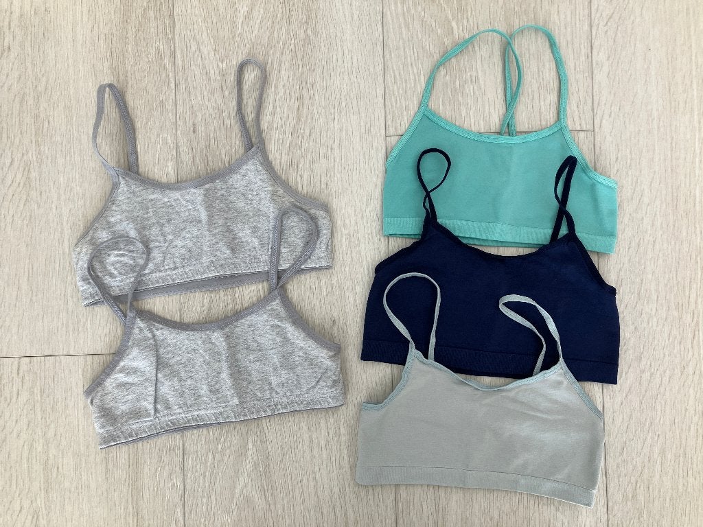 ZGAN Hema Tiener Soft Crop Tops Croptops Topjes Mt 134, 140, Nacht- of Onderkleding, Meisje, Ophalen of Verzenden, Zo goed als nieuw
