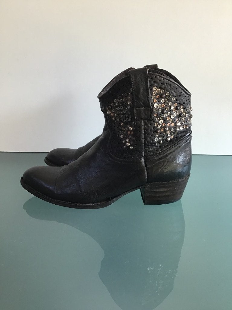 Sendra 39 bohemian bruine boots | Gratis verzenden, Sendra, Verzenden, Zwart, Lage of Enkellaarzen