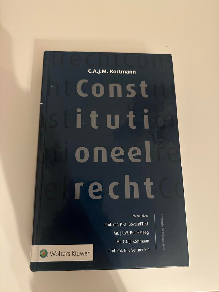 Constitutioneel Recht - C.A.J.M. Kortmann, Ophalen of Verzenden, Gamma, Zo goed als nieuw, WO