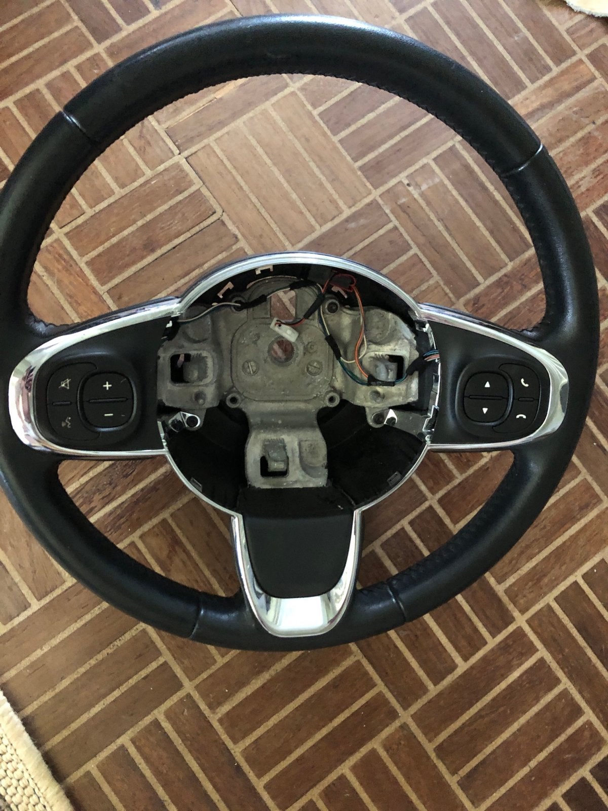 Fiat 500 stuur met bedieningsknoppen (zonder airbag), Ophalen of Verzenden, Gebruikt, Fiat