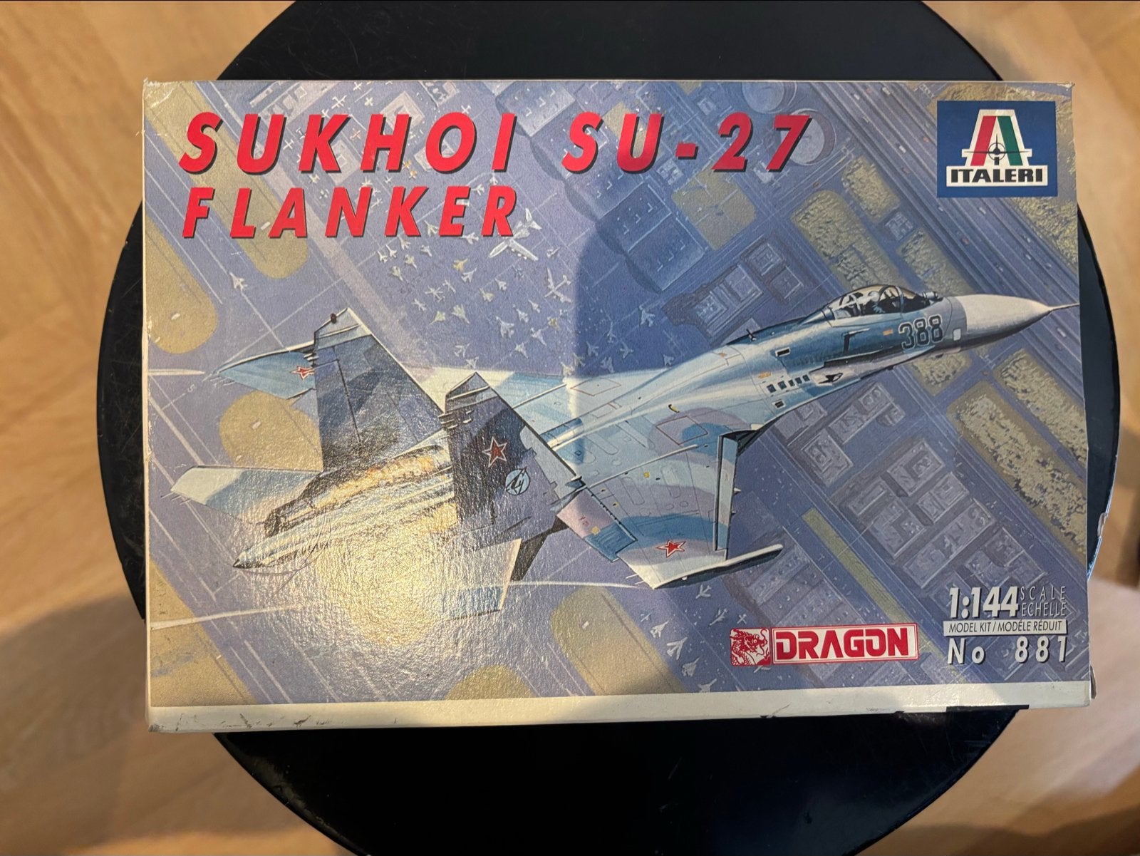 Italeri Sukhoi SU-27 Flanker Modelbouw Vliegtuig 1:144, 1:144 tot 1:200, Italeri, Nieuw, Ophalen of Verzenden
