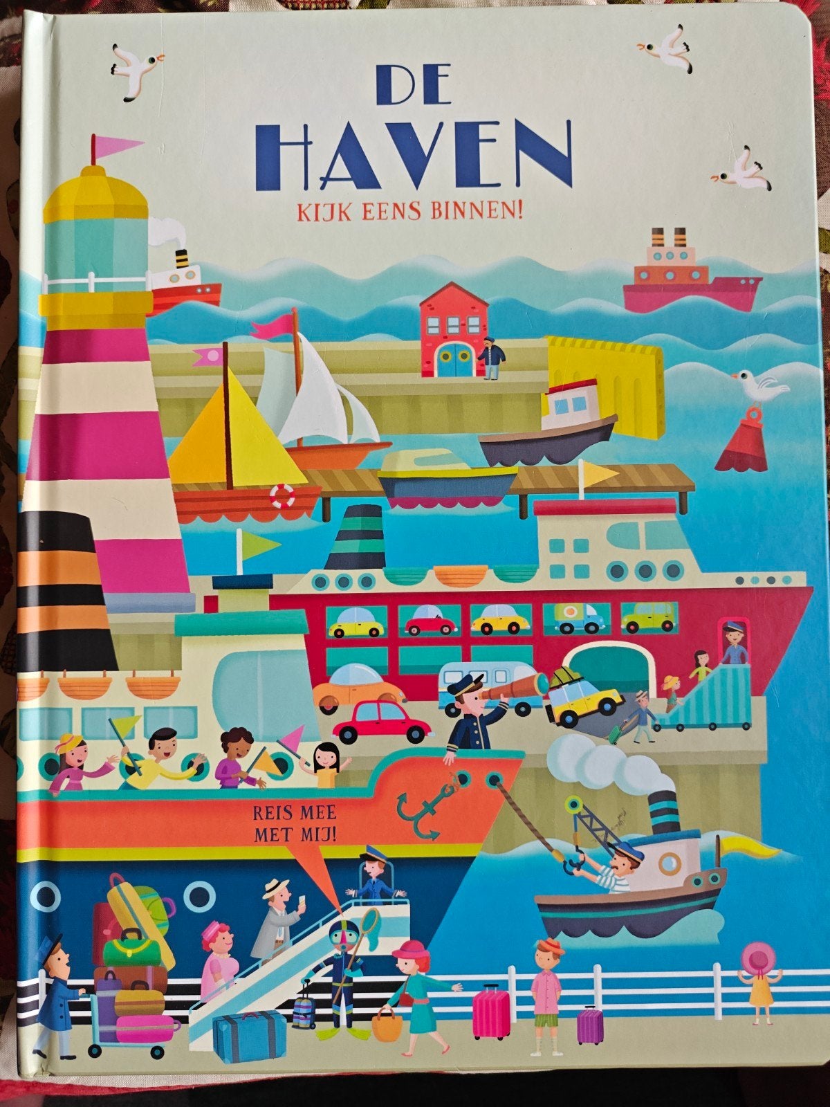 De Haven: Kijk Eens Binnen - Anja Lombard, Nieuw, Ophalen of Verzenden, 4 jaar, Uitklapboek